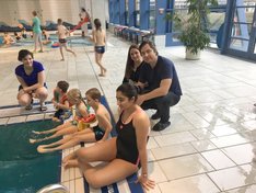 Janneh Magdo und Norman Wolf mit den Kindern Janneh Magdo und Norman Wolf mit den Kindern